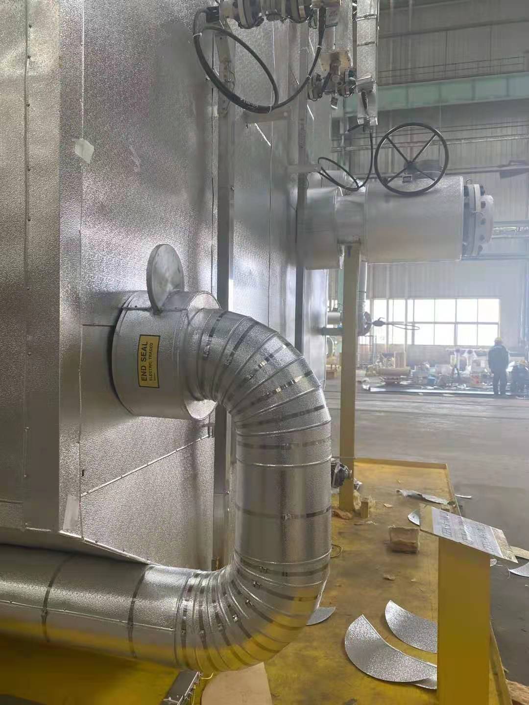 Tianjin Haimen Engineering Department perfectly finished the insulation project for Tianjin Zhongji Equipment Manufacturing Co